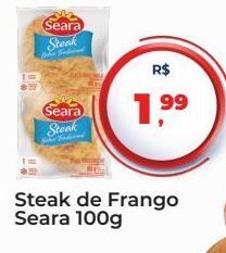Tonin Superatacado Steak de frango seara 100g oferta