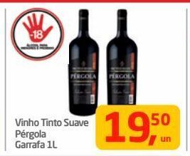 Tenda Atacado Vinho tinto suave pérgola garrafa 1l oferta