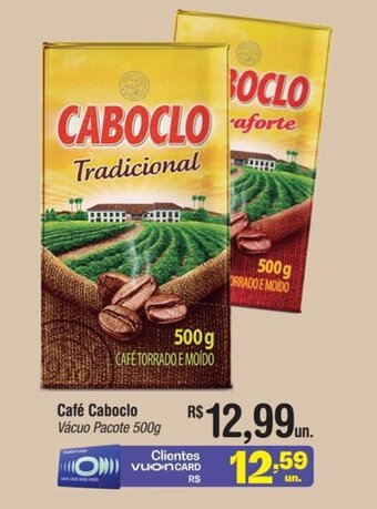 Fort Atacadista Café Caboclo Vácuo Pacote 500g oferta