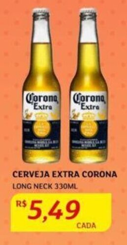 CERVEJA EXTRA CORONA LONG NECK 330ML