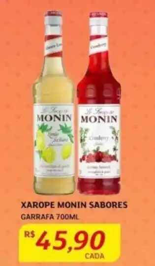 Assaí Atacadista XAROPE MONIN SABORES GARRAFA 700ML oferta