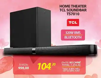 HOME THEATER TCL SOUNDBAR TS7010