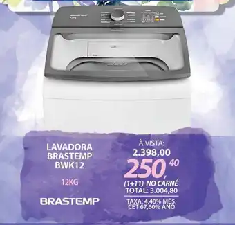 Lojas Cem LAVADORA BRASTEMP BWK12 oferta