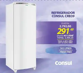 REFRIGERADOR CONSUL CRB39