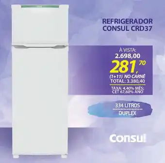 Lojas Cem REFRIGERADOR CONSUL CRD37 oferta