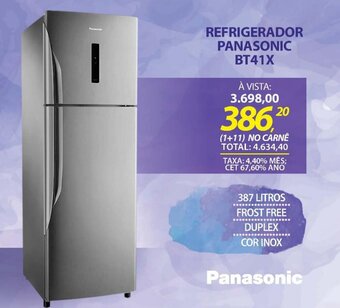 Lojas Cem REFRIGERADOR PANASONIC BT41X oferta