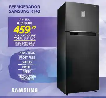 Lojas Cem REFRIGERADOR SAMSUNG RT43 oferta