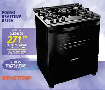Lojas Cem FOGÃO BRASTEMP BFS5V oferta