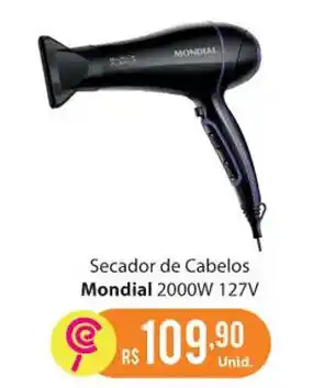 Comercial Esperança Secador de Cabelos Mondial 2000W 127V oferta
