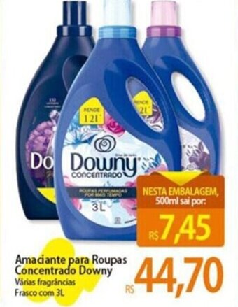 Atacadão Amaciante para Roupas Concentrado Downy Várias fragrâncias Frasco com 3L oferta