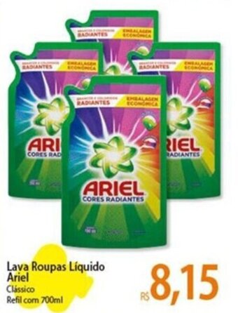 Atacadão Lava Roupas Líquido Ariel Clássico Refil com 700ml oferta