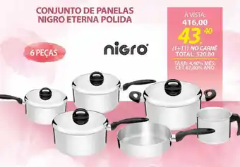 CONJUNTO DE PANELAS NIGRO ETERNA POLIDA