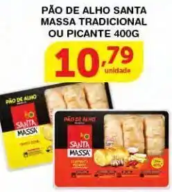Roldão Pão de alho santa massa 400g oferta