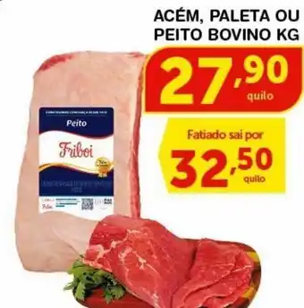 Roldão Acém, paleta ou peito bovino kg oferta