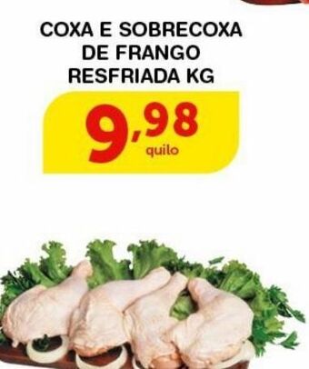 Roldão Coxa e sobrecoxa de frango resfriada kg oferta
