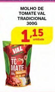 Molho de tomate val 300g