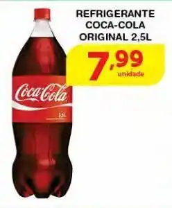 Roldão Refrigerante coca cola 2,5lt oferta