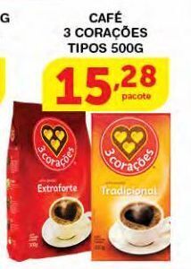 Roldão Café 3 corações 500g oferta