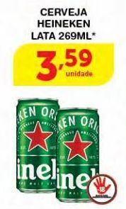 Roldão Cerveja heineken 269ml oferta