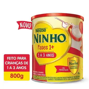 Farmácia Permanente Composto lácteo ninho fases 1+ 800g oferta