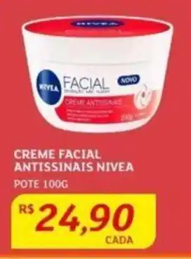Assaí Atacadista CREME FACIAL ANTISSINAIS NIVEA POTE 100G oferta