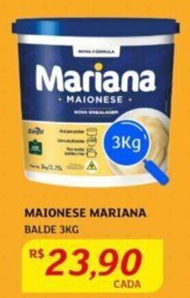 Assaí Atacadista MAIONESE MARIANA BALDE 3KG oferta