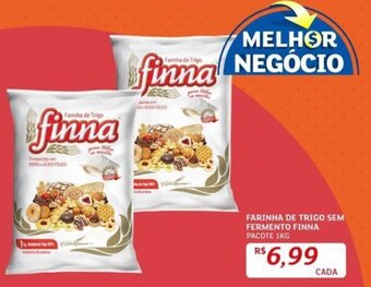 Assaí Atacadista FARINHA DE TRIGO SEM FERMENTO FINNA PACOTE 1KG oferta