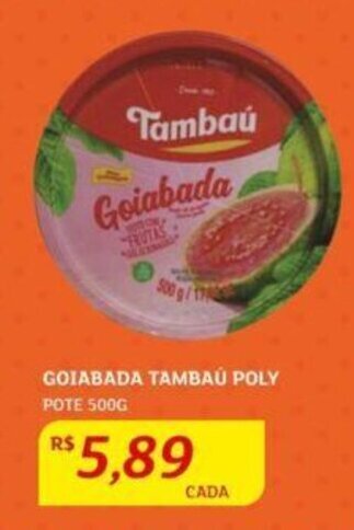 GOIABADA TAMBAÚ POLY POTE 500G