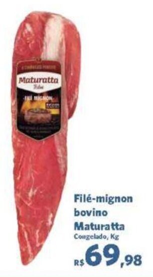 Sam's Club Filé-mignon bovino Maturatta Congelado, Kg oferta