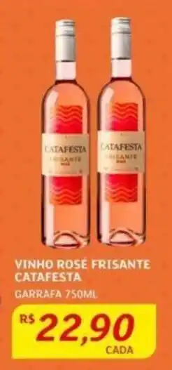 VINHO ROSÉ FRISANTE CATAFESTA GARRAFA 750ML
