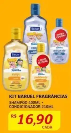 Assaí Atacadista kit KIT BARUEL FRAGRÂNCIAS SHAMPOO 400ML + CONDICIONADOR 210ML oferta