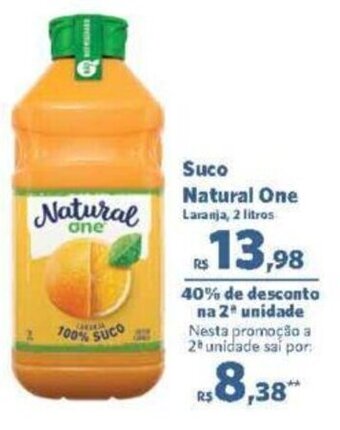 Sam's Club Suco Natural One laranja 2 litros oferta