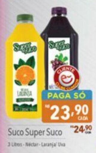 Supermercados Condor Suco Super Suco 3 litros oferta