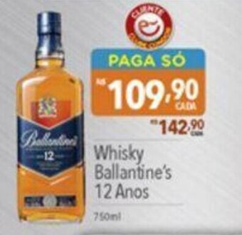 Whisky Ballantine's 12 Anos 750ml