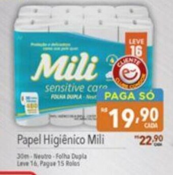 Supermercados Condor Papel Higiênico Mili oferta