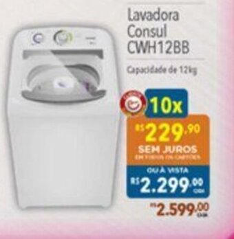 Supermercados Condor Lavadora Consul CWH12BB oferta