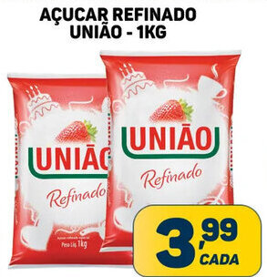 Dom Atacadista AÇUCAR REFINADO UNIÃO - 1KG oferta