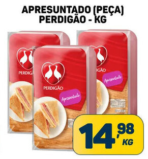 Dom Atacadista APRESUNTADO (PEÇA) PERDIGÃO - KG oferta