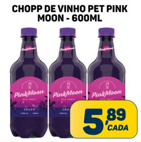 Dom Atacadista CHOPP DE VINHO PET PINK MOON-600ML oferta