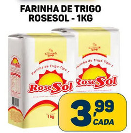 Dom Atacadista FARINHA DE TRIGO ROSESOL - 1KG oferta