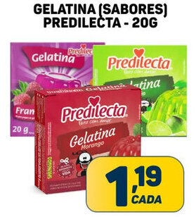 Dom Atacadista GELATINA (SABORES) PREDILECTA - 20G oferta