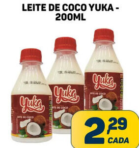 Dom Atacadista LEITE DE COCO YUKA - 200ML oferta