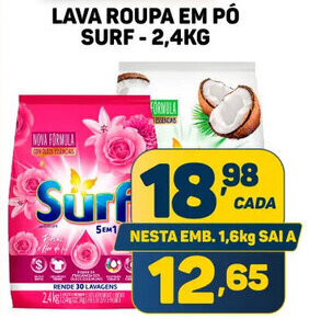 Dom Atacadista LAVA ROUPA EM PÓ SURF-2,4KG oferta