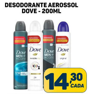 Dom Atacadista DESODORANTE AEROSSOL DOVE-200ML oferta