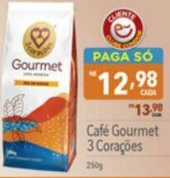 Supermercados Condor Café Gourmet 3 Corações 250g oferta