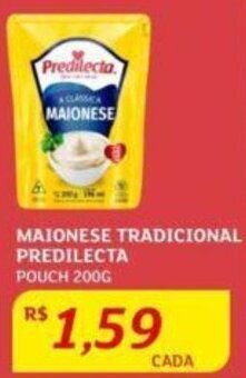 Assaí Atacadista MAIONESE TRADICIONAL PREDILECTA POUCH 200G oferta