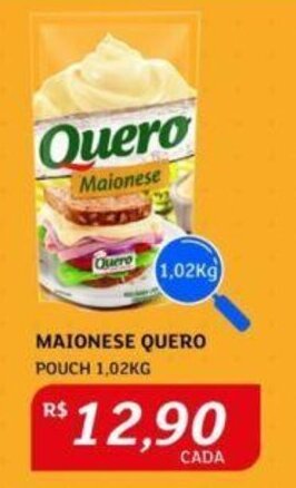 Assaí Atacadista MAIONESE QUERO POUCH 1,02KG oferta