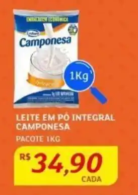 Assaí Atacadista LEITE EM PÓ INTEGRAL CAMPONESA PACOTE IKG oferta