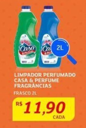 Assaí Atacadista LIMPADOR PERFUMADO CASA & PERFUME FRAGRÂNCIAS FRASCO 2L oferta