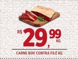 DB Supermercados Carne bov contra filé kg oferta